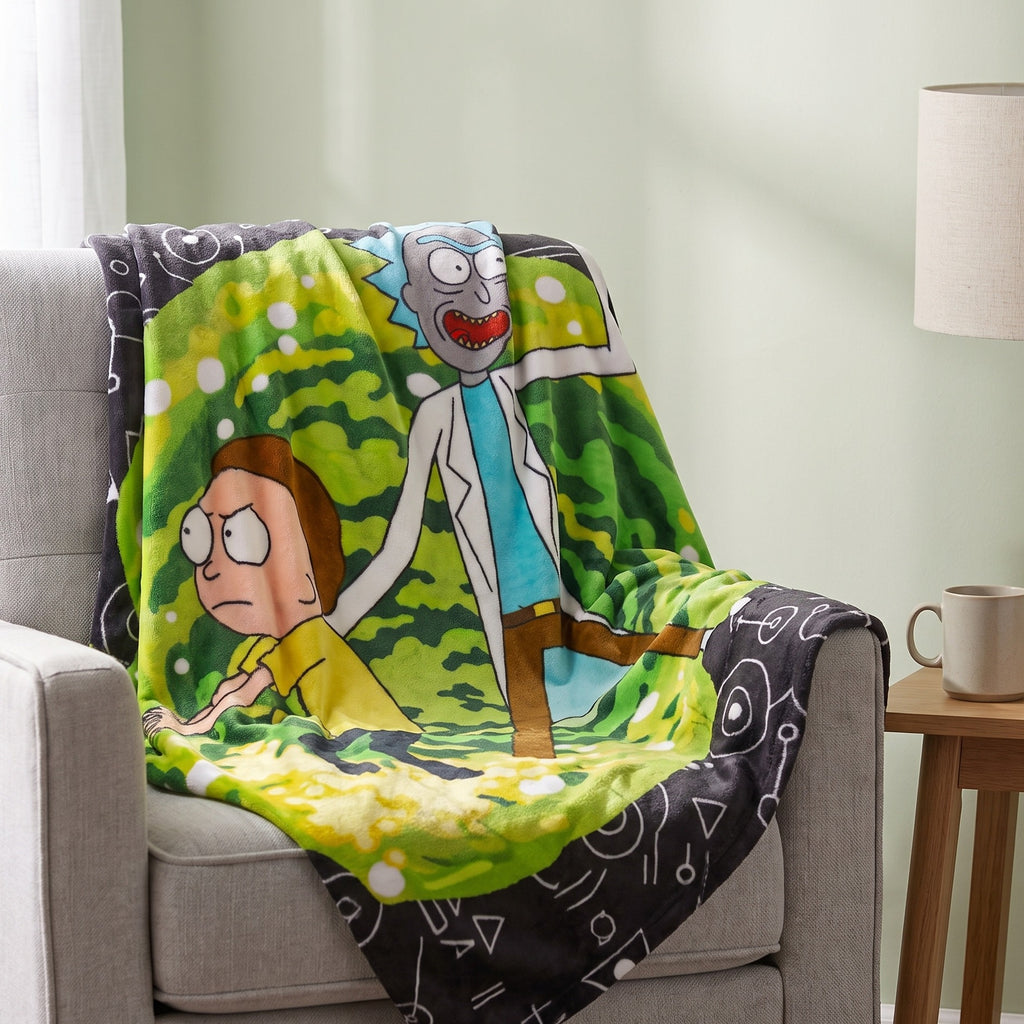 Immagine del prodotto Rick and Morty - Coperta in Pile Portal