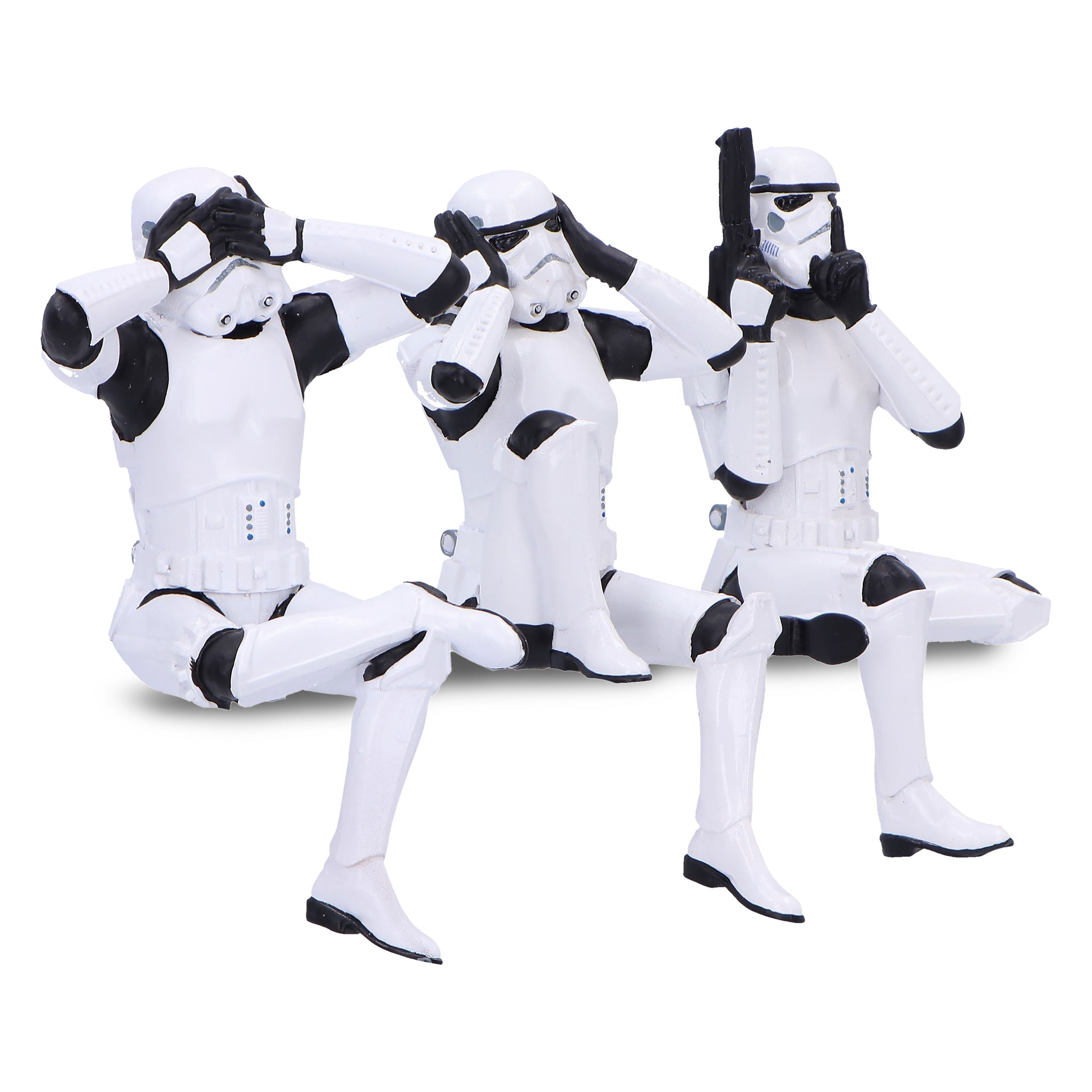 Product image Original Stormtrooper Don't See Hear Speak Figure Set Sitting