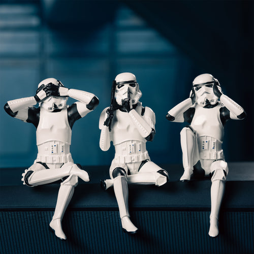 Immagine del prodotto Set di figure Original Stormtrooper Don't See Hear Speak seduto