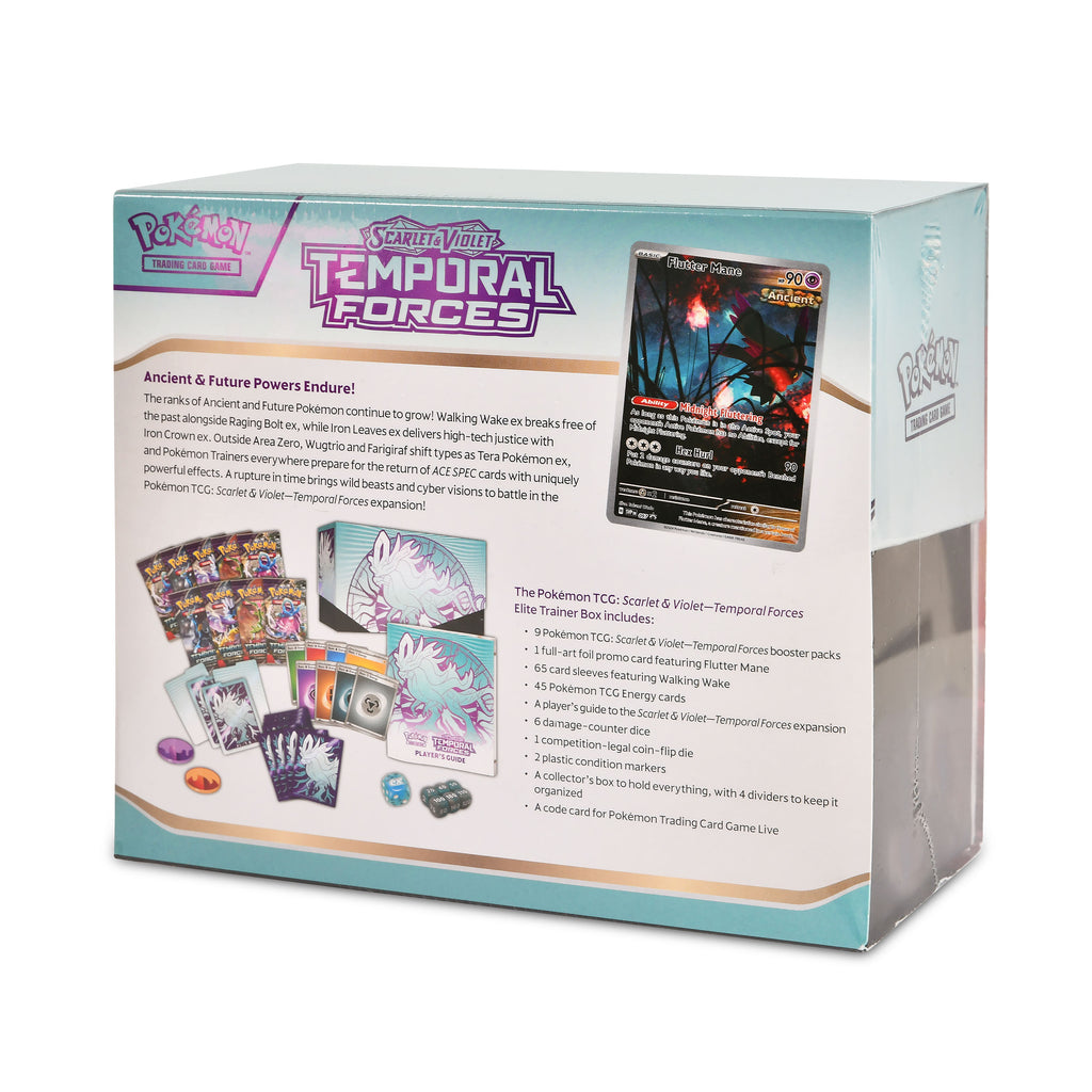 Immagine del prodotto Pokemon - Scarlet & Violet Temporal Forces Walking Wake Elite Trainer-Box