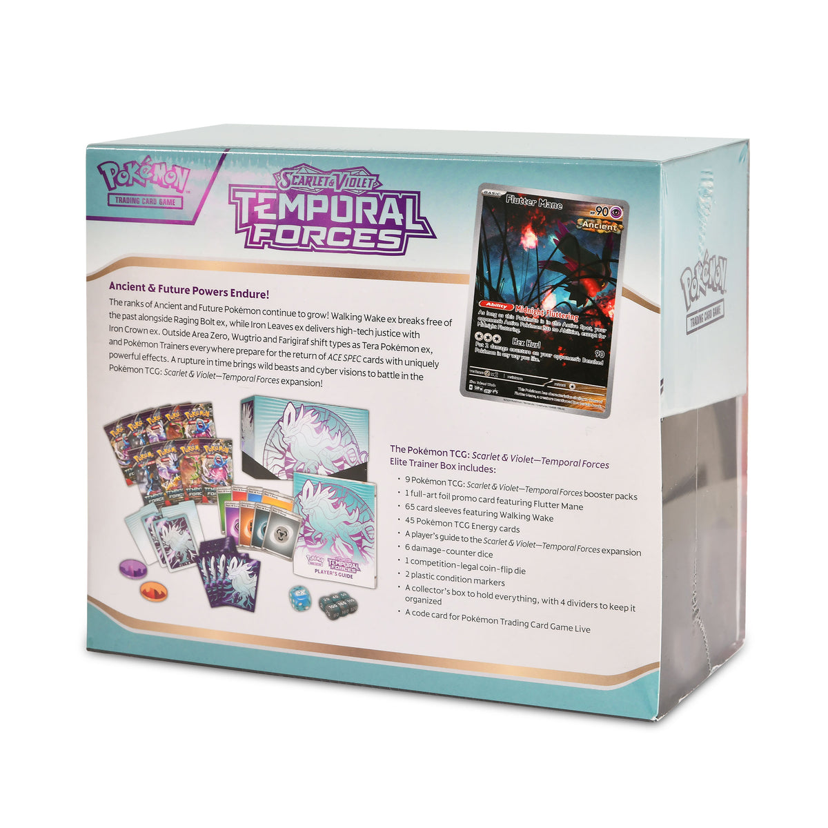 Immagine del prodotto Pokemon - Scarlet & Violet Temporal Forces Walking Wake Elite Trainer-Box
