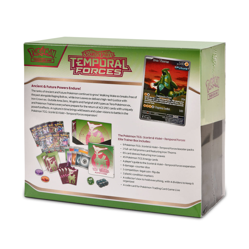 Immagine del prodotto Pokemon - Scarlet & Violet Temporal Forces Iron Thorns Elite Trainer-Box