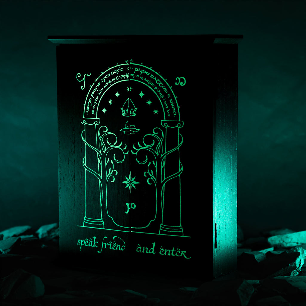 Immagine del prodotto Il Signore degli Anelli - Scatola Portachiavi Le Porte di Durin con Effetto Glow in the Dark