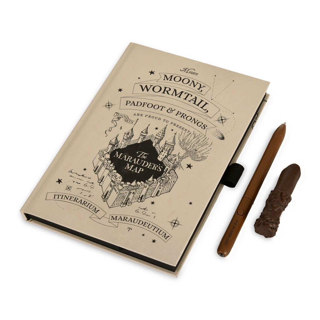 Immagine del prodotto Harry Potter - Quaderno della Mappa del Malandrino con Penna Bacchetta UV