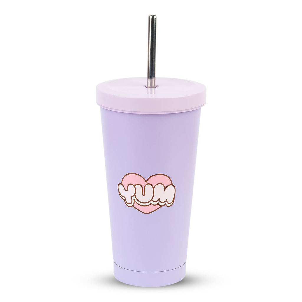 Immagine del prodotto Pusheen - Goditi ogni giorno bicchiere con cannuccia