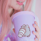 Immagine del prodotto Pusheen - Goditi ogni giorno bicchiere con cannuccia