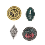 Immagine del prodotto Casa del Drago - Set di 4 spille simbolo