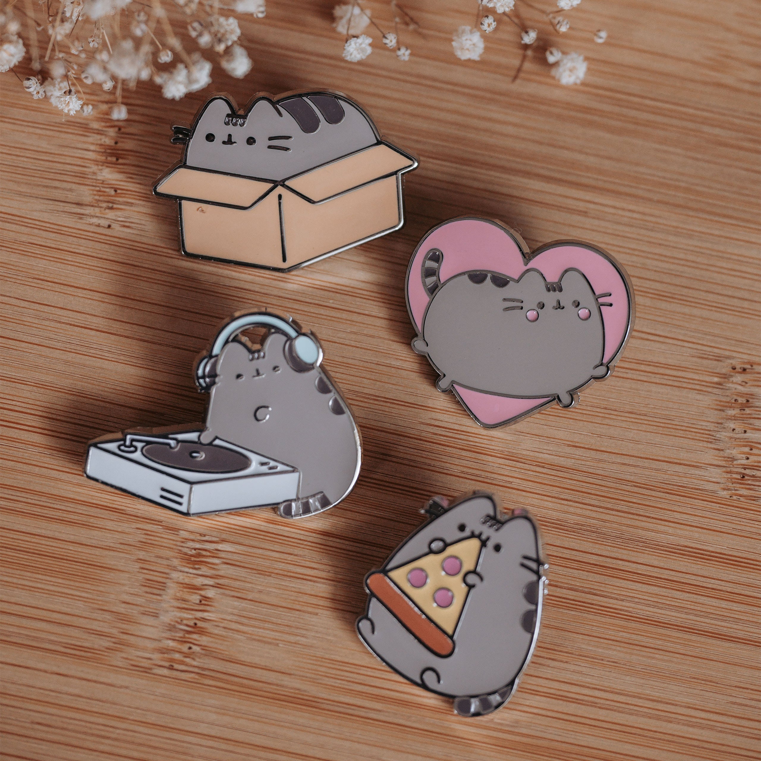 Immagine del prodotto Pusheen - Set di 4 spille