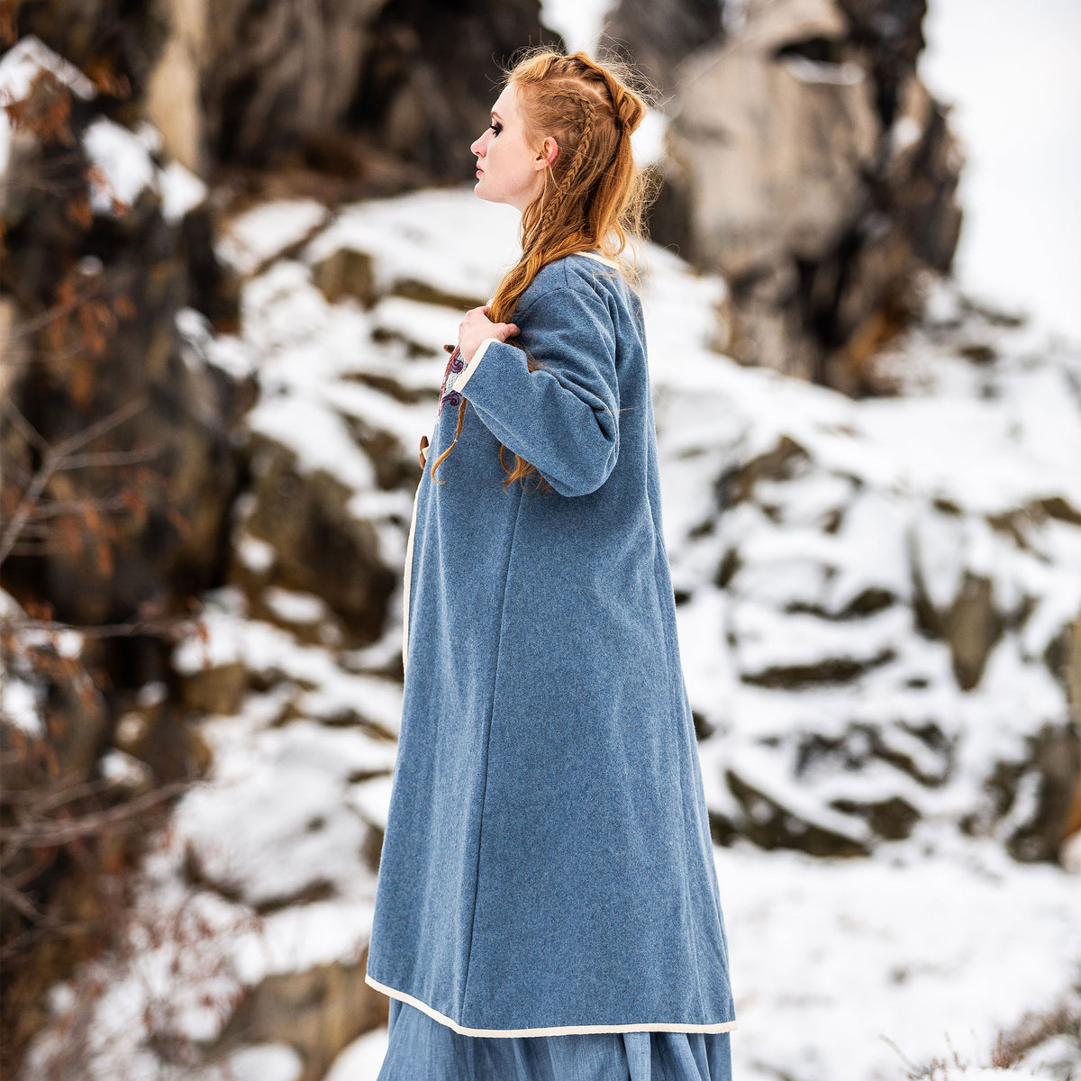 Immagine del prodotto Mantello Birka medievale blu