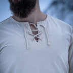 Immagine del prodotto Camicia medievale con lacci naturale