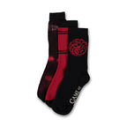 Immagine del prodotto House of Dragon - Set di 3 calze Targaryen