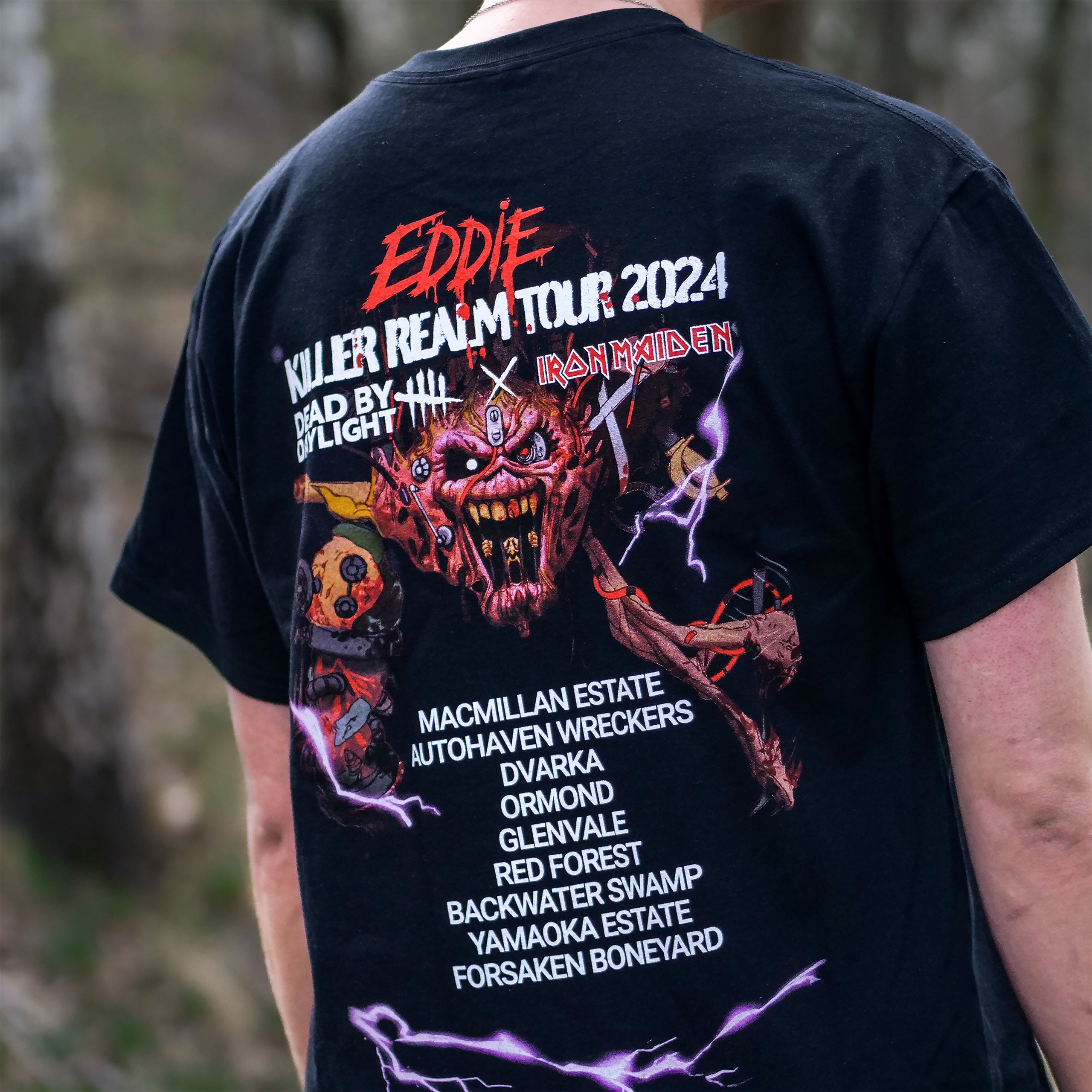 Product image Dead by Daylight x Iron Maiden - Eddie Killer Realm Tour 2024 T-Shirt