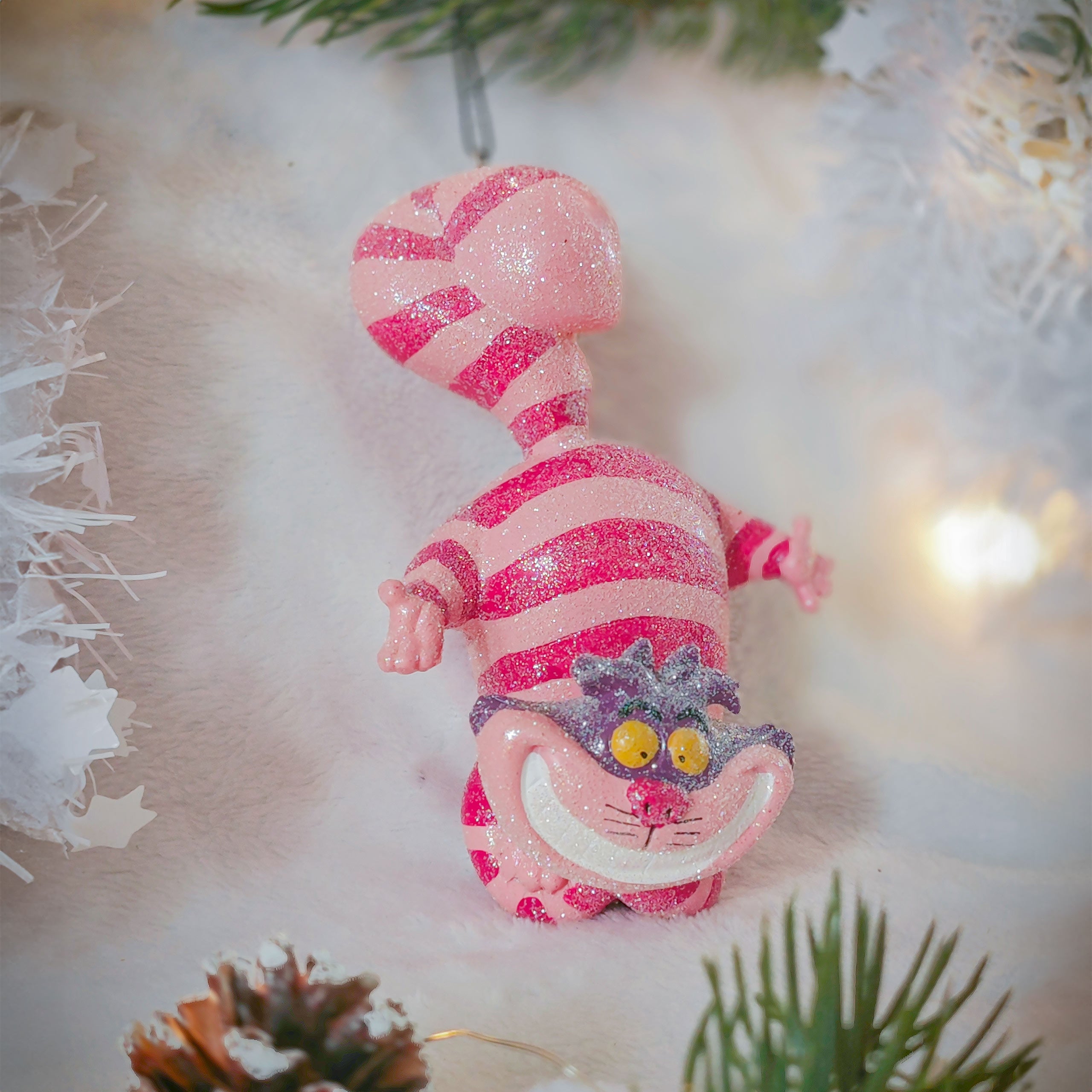 Immagine del prodotto Ornamento di Natale del Gatto del Cheshire - Alice nel Paese delle Meraviglie