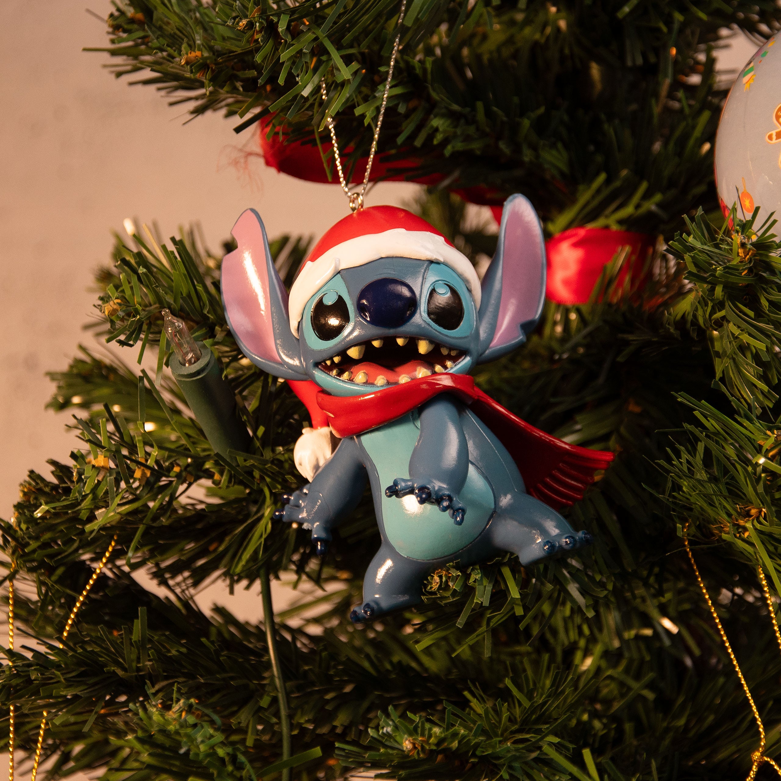 Immagine del prodotto Decorazione per albero di Natale Stitch Babbo Natale - Lilo & Stitch