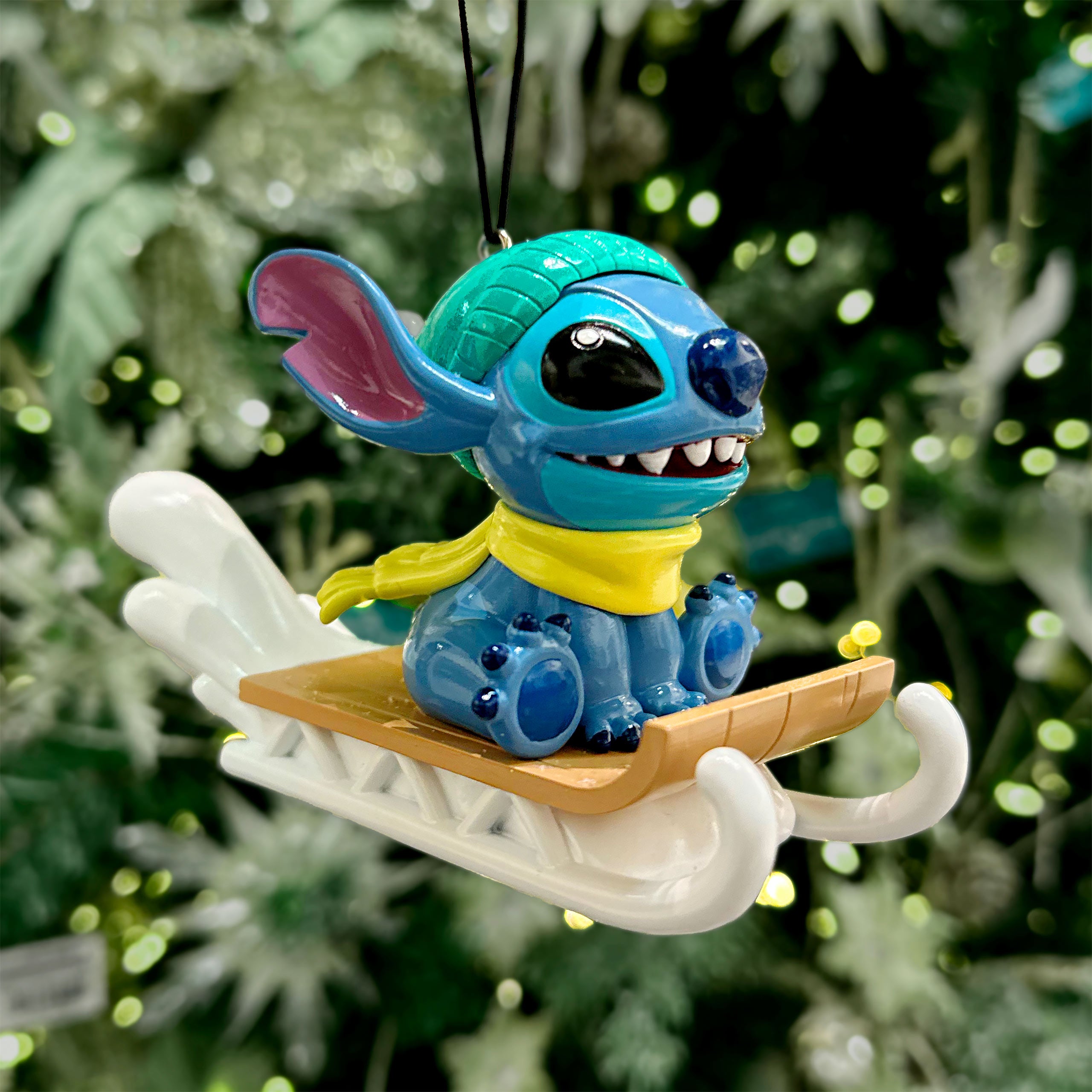 Immagine del prodotto Stitch con slitta Ornamento per albero di Natale - Lilo & Stitch
