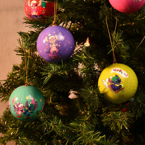 Immagine del prodotto Lilo & Stitch - Ornamenti natalizi di Angel e Stitch 9 pezzi
