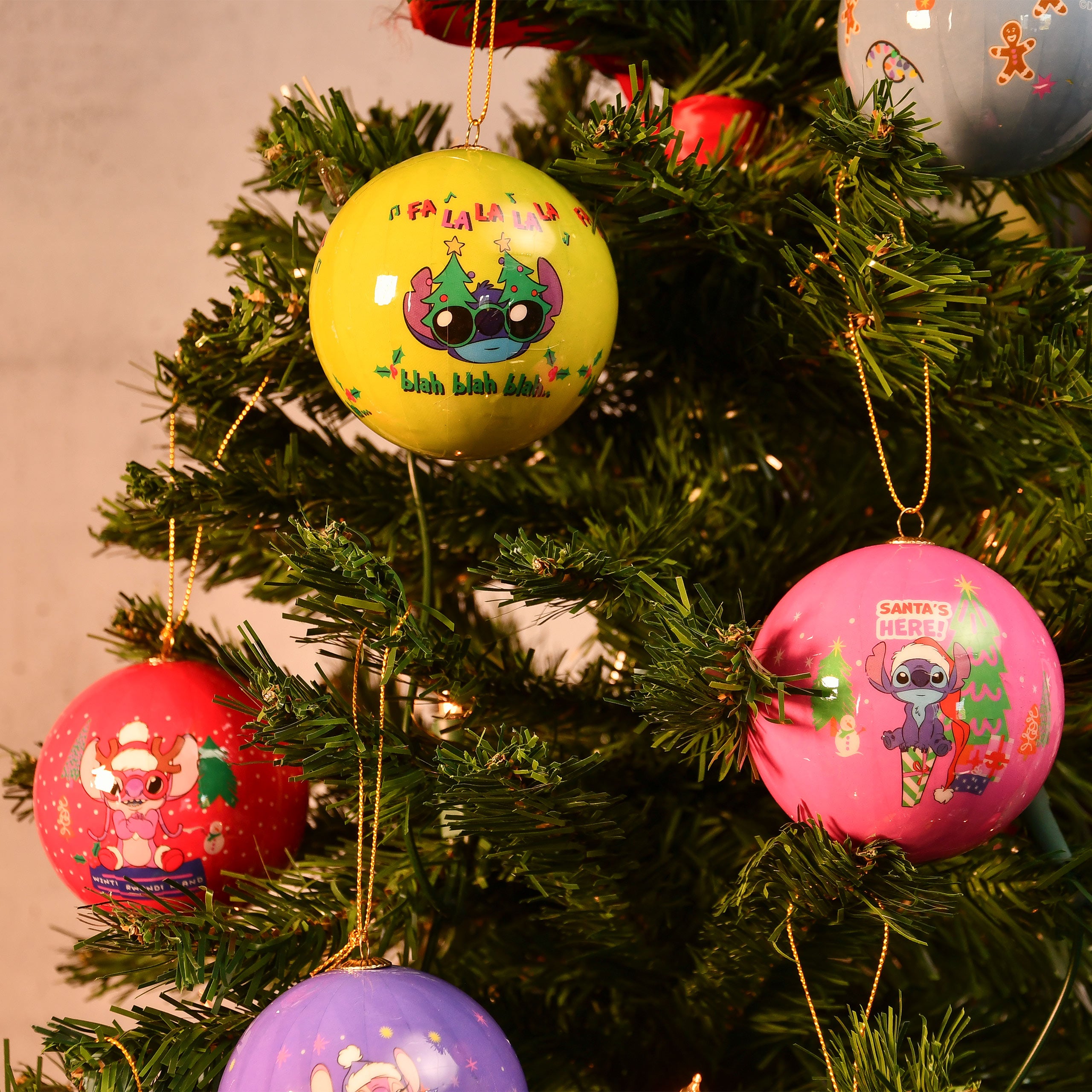 Immagine del prodotto Lilo & Stitch - Ornamenti natalizi di Angel e Stitch 9 pezzi