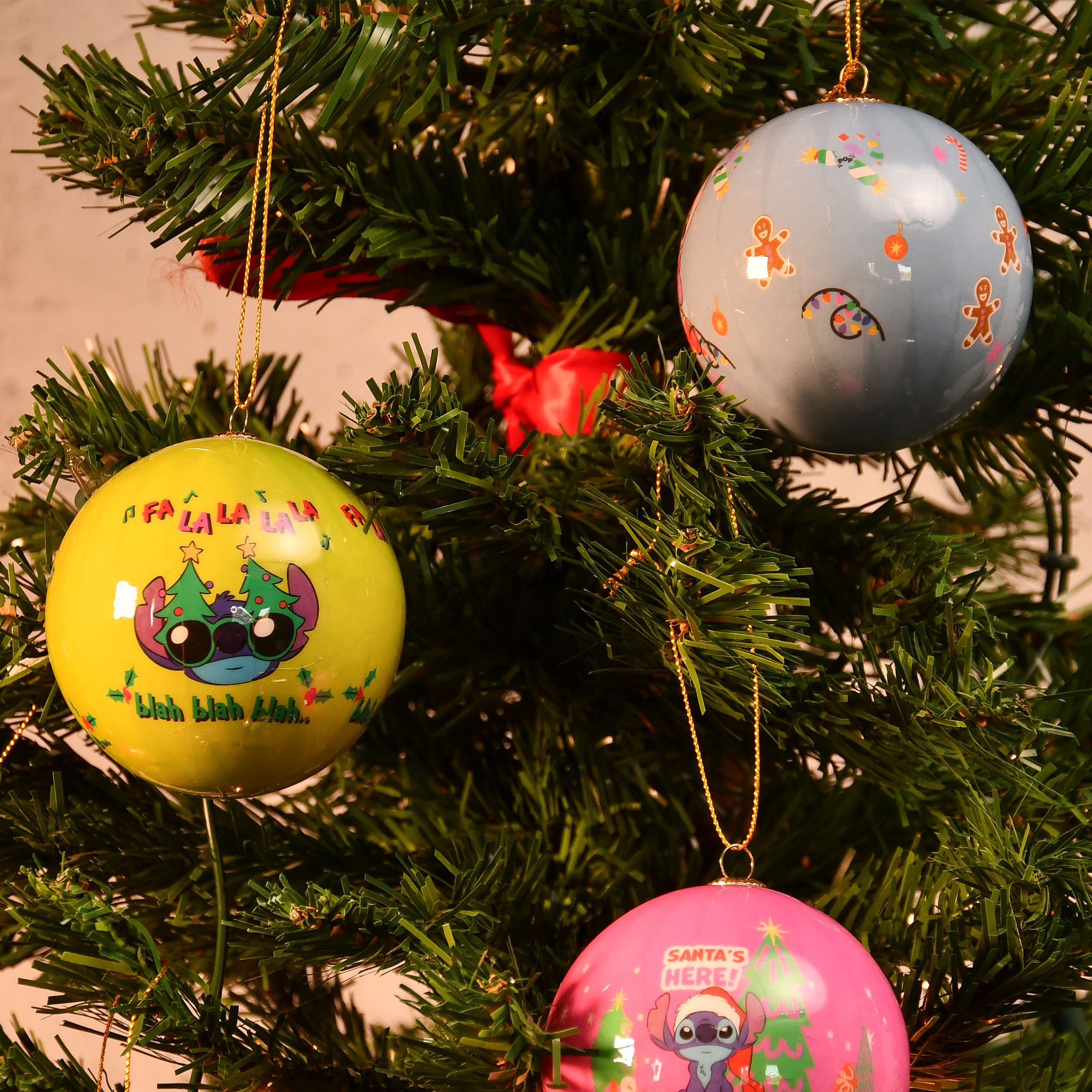 Immagine del prodotto Lilo & Stitch - Ornamenti natalizi di Angel e Stitch 9 pezzi