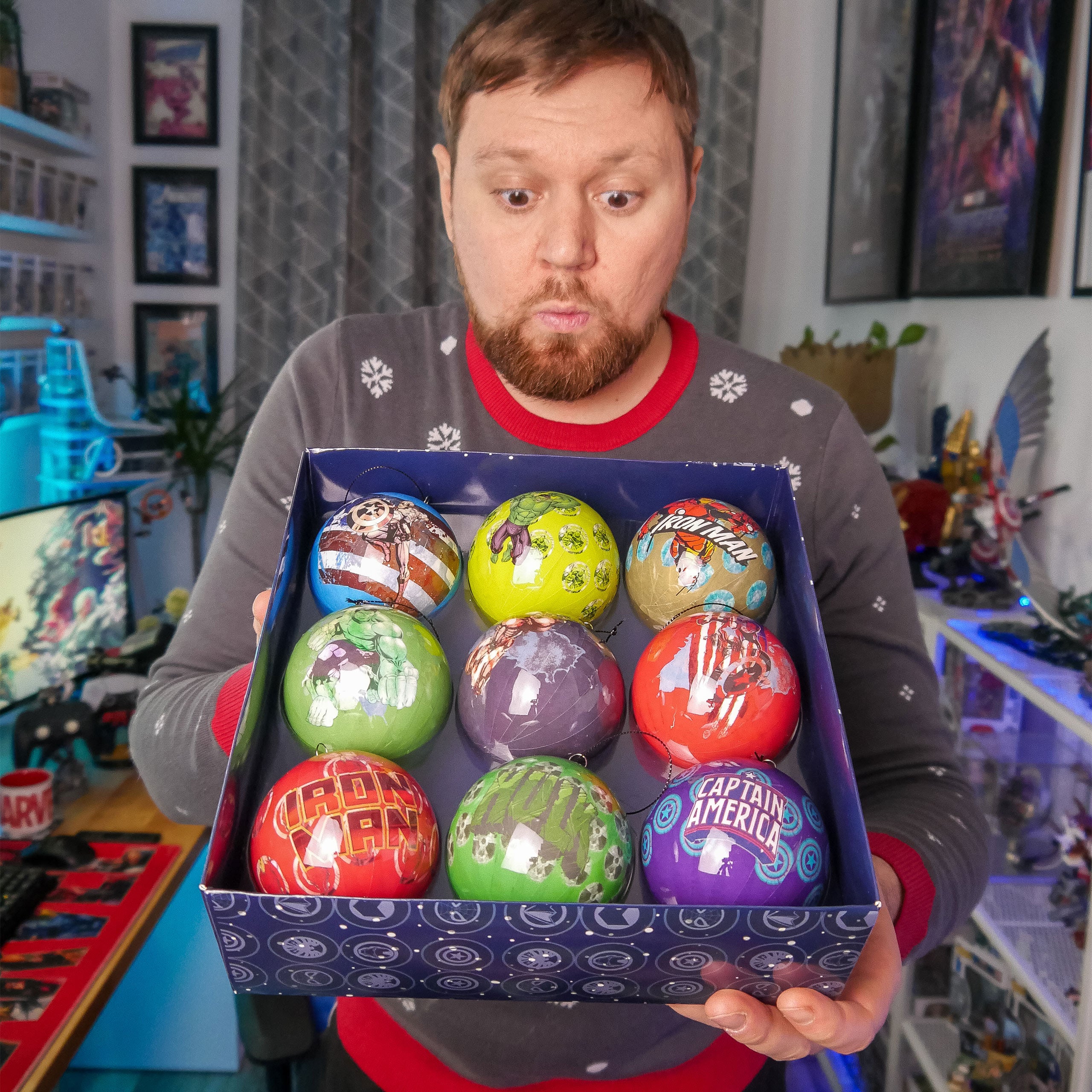 Immagine del prodotto Avengers - Palline di Natale Eroi 9pcs
