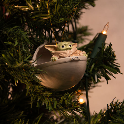 Immagine del prodotto Grogu nella carrozzina Decorazione per albero di Natale - Star Wars The Mandalorian