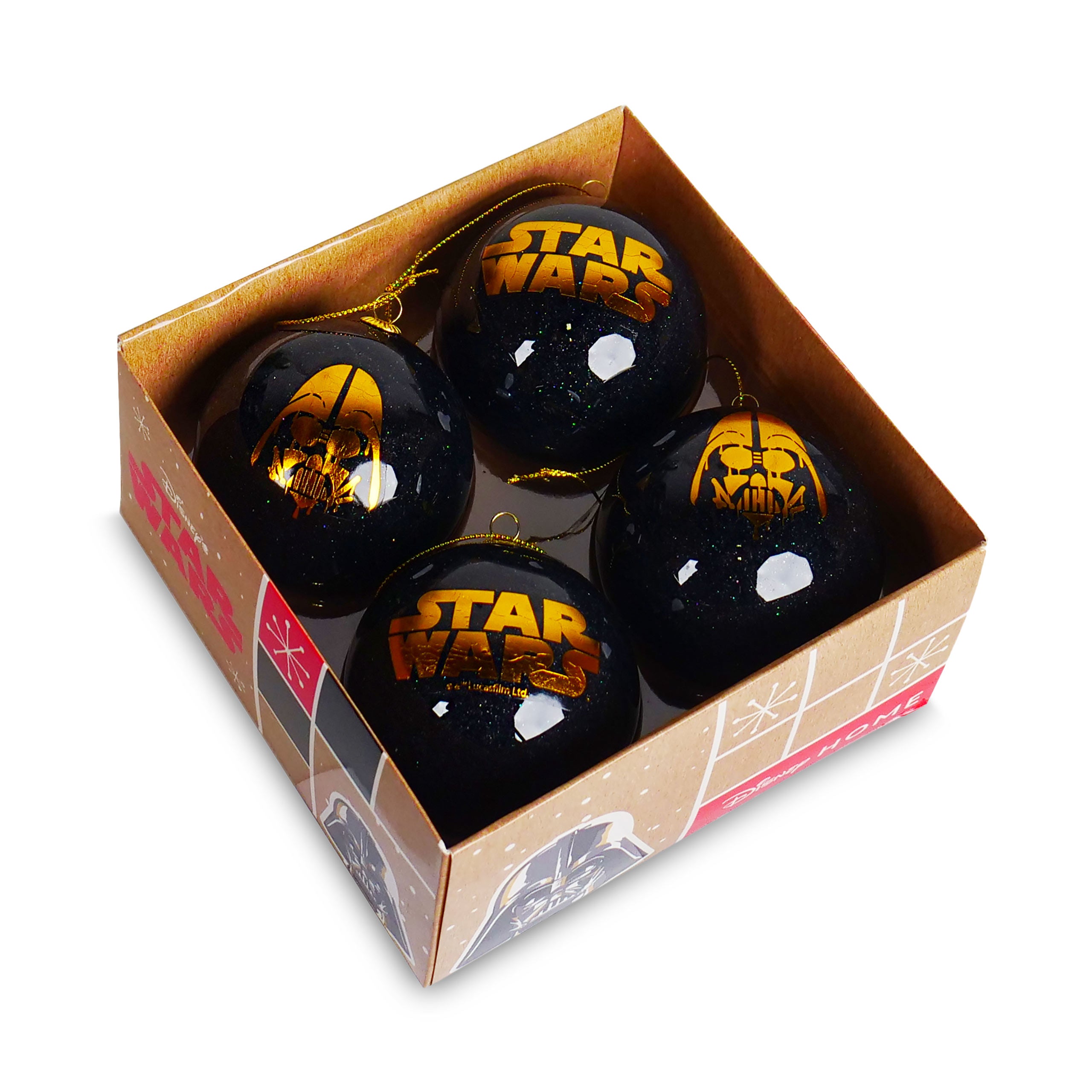 Immagine del prodotto Star Wars - Set di 4 palline di Natale con logo