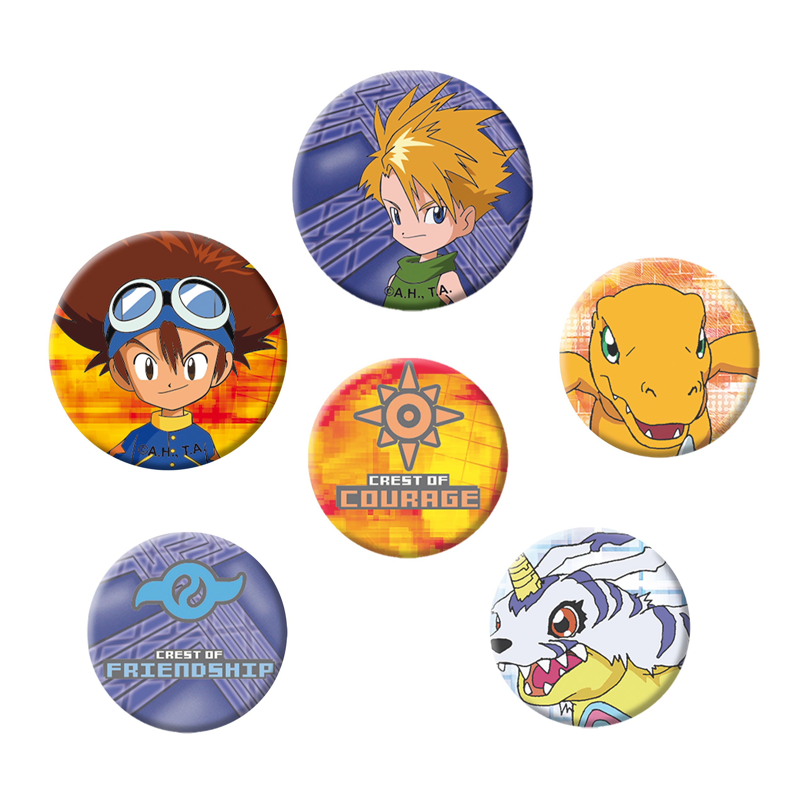Immagine del prodotto Digimon - Tai & Matt Set di Spille 6 pezzi