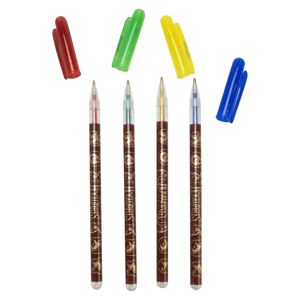 Immagine del prodotto Harry Potter - Set di 4 penne gel con stemmi