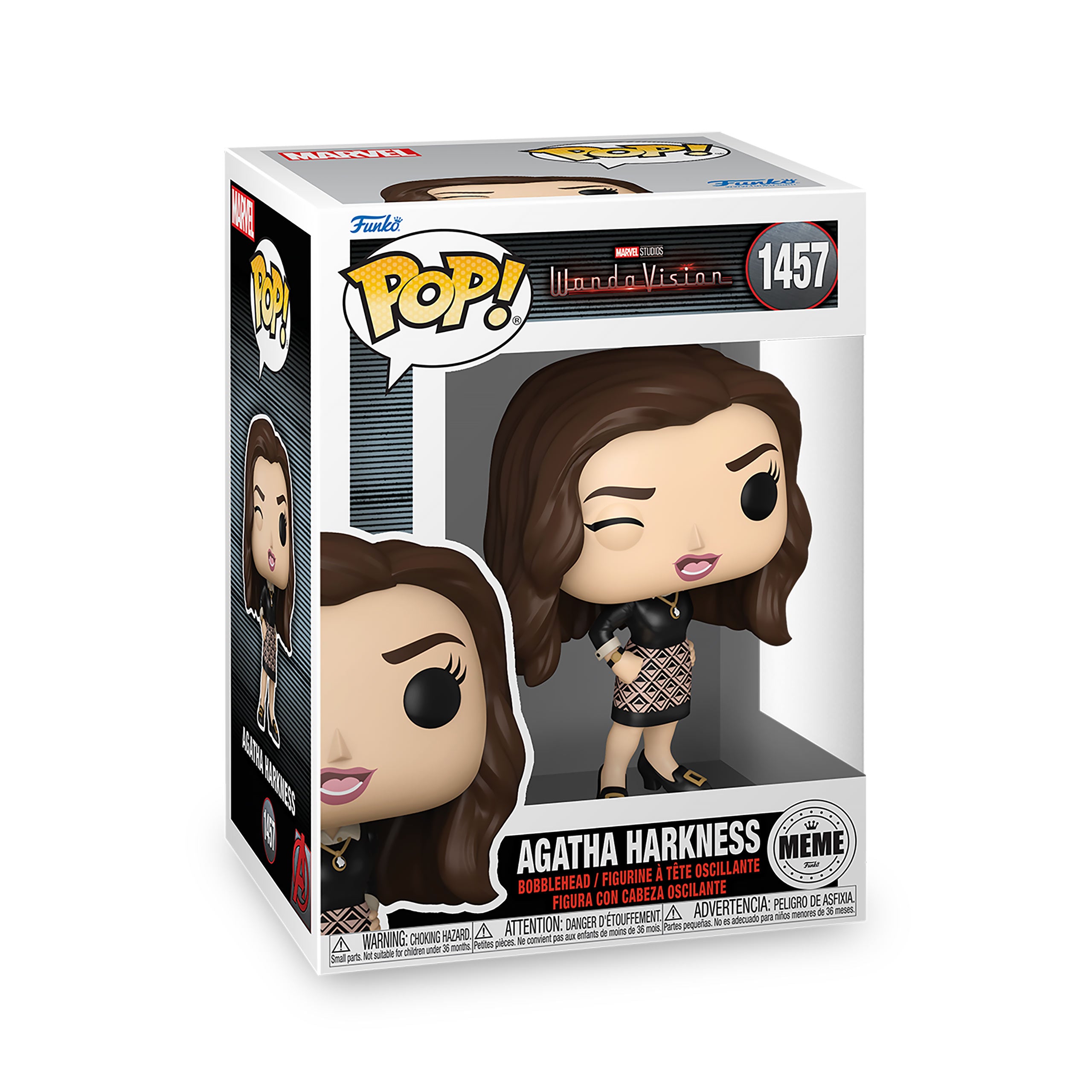 Immagine del prodotto WandaVision - Agatha Harkness Funko Pop Meme Bobblehead Figura