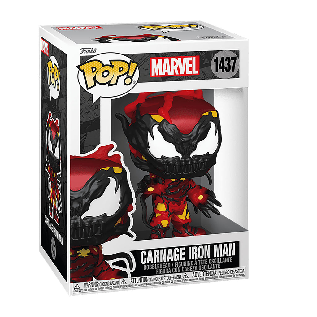 Immagine del prodotto Marvel - Carnage Iron Man Funko Pop Figura con testa oscillante