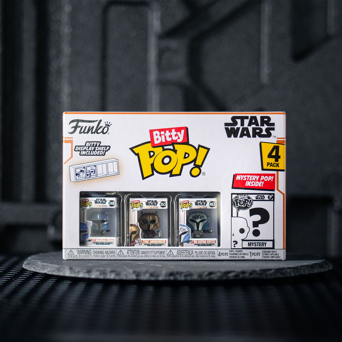 Product image Heavy Mandalorian Funko Bitty Pop 4-piece Figure Set - Star Wars The Mandalorian