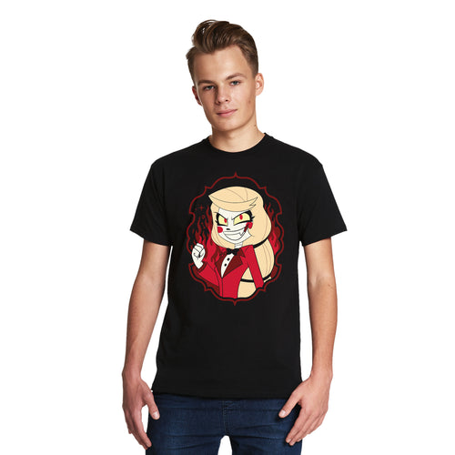 Immagine del prodotto T-shirt di Charlie Morningstar per fan di Hazbin Hotel