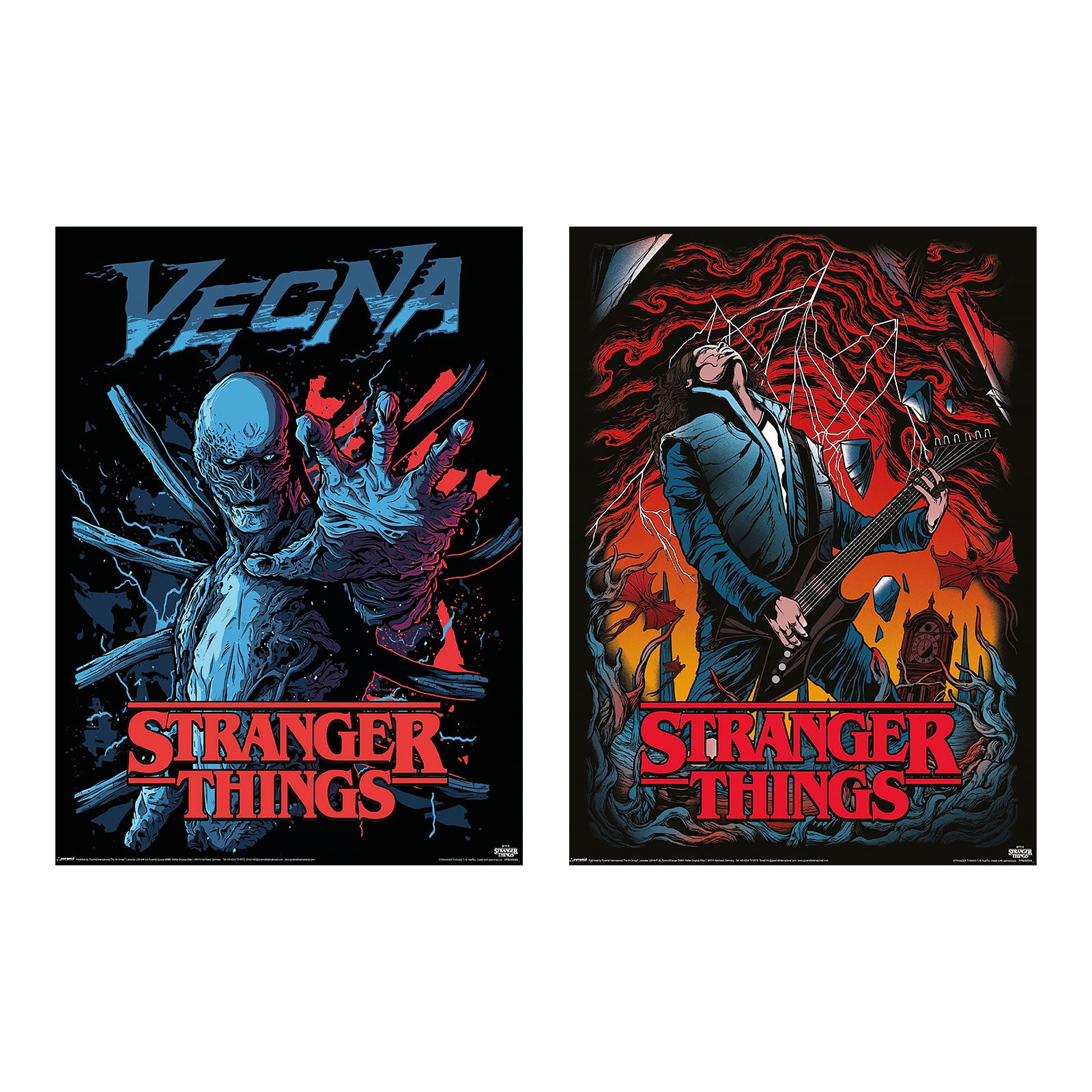 Product image Stranger Things - Vecna & Eddie Poster 2-piece Set