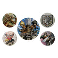 Immagine del prodotto Attack on Titan - Stagione 3 Set di 5 spille