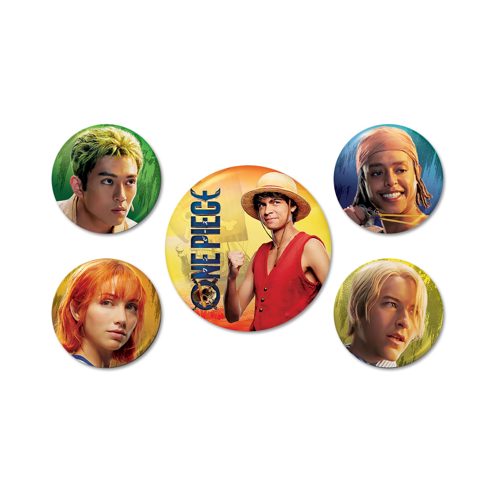 Immagine del prodotto One Piece - Live Action Straw Hat Crew Set di 5 spille