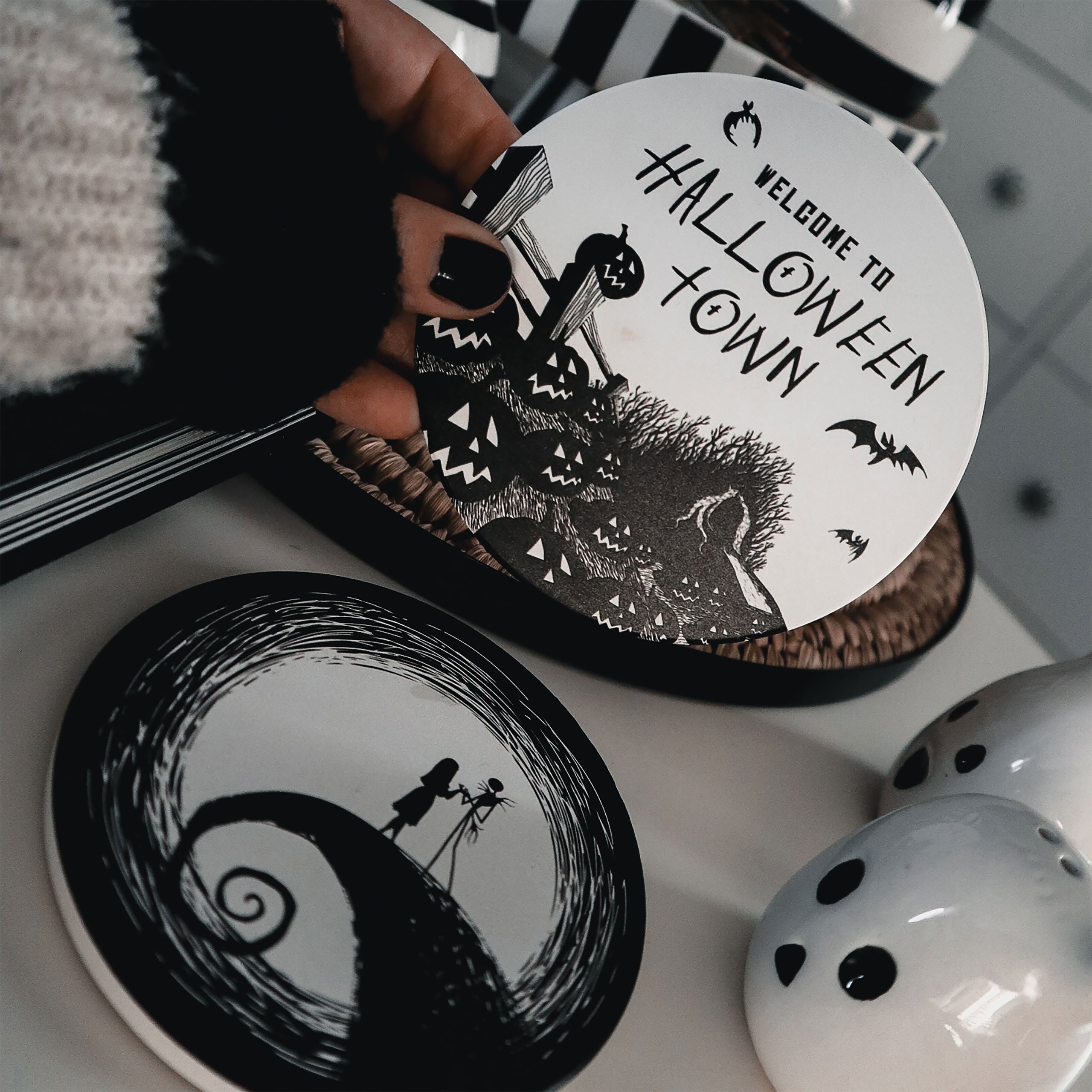Immagine del prodotto Nightmare Before Christmas - Benvenuti a Halloween Town Set di 2 sottobicchieri