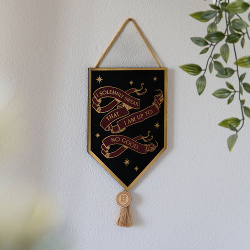 Immagine del prodotto Harry Potter - Targa in Legno Alumni 'I Solemnly Swear'