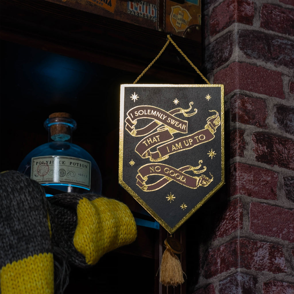 Immagine del prodotto Harry Potter - Targa in Legno Alumni 'I Solemnly Swear'