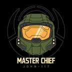 Immagine del prodotto T-shirt Master Chief per fan di Halo nero