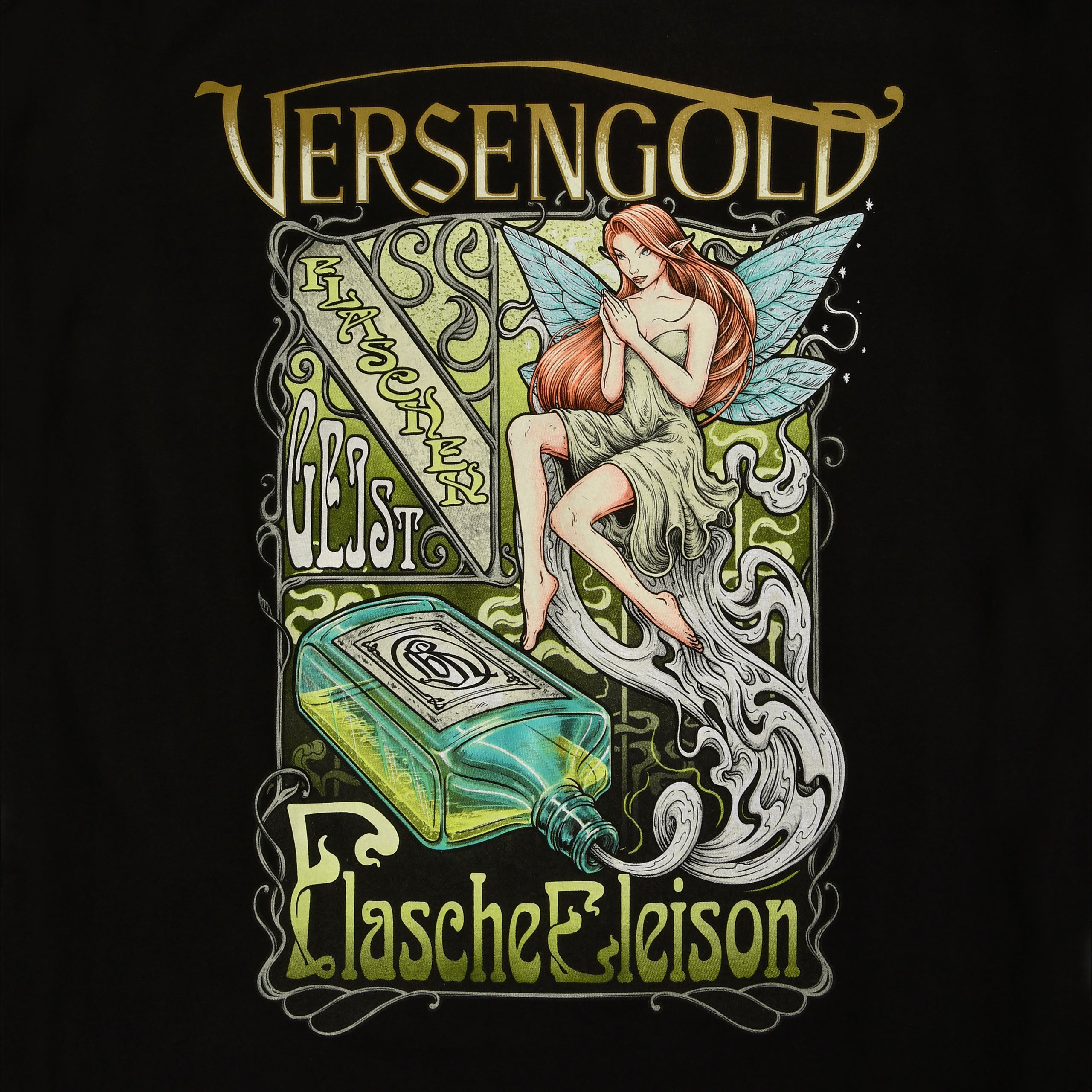 Immagine del prodotto Versengold - T-shirt Flaschengeist nera