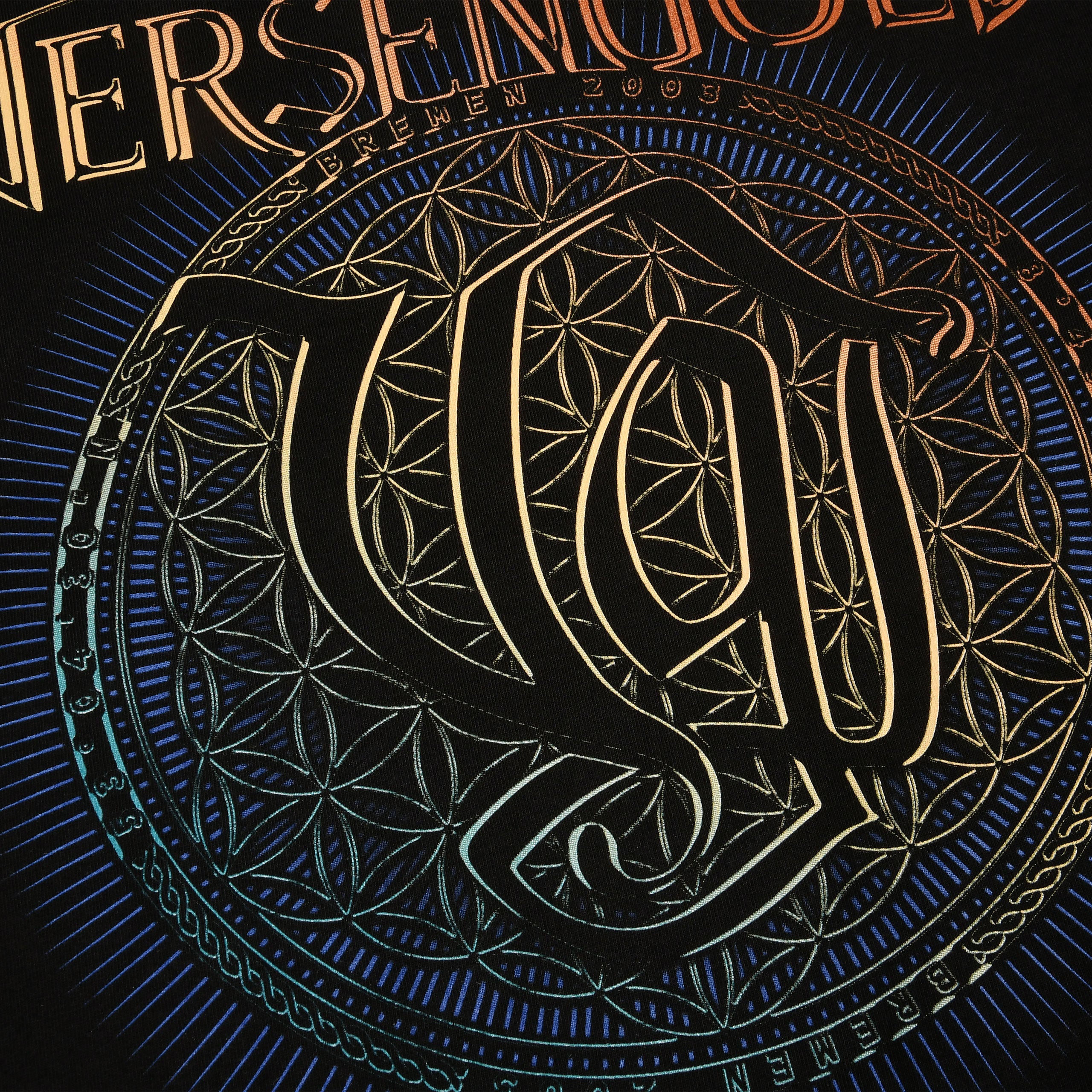 Immagine del prodotto Versengold - T-shirt nera Fiore della Vita