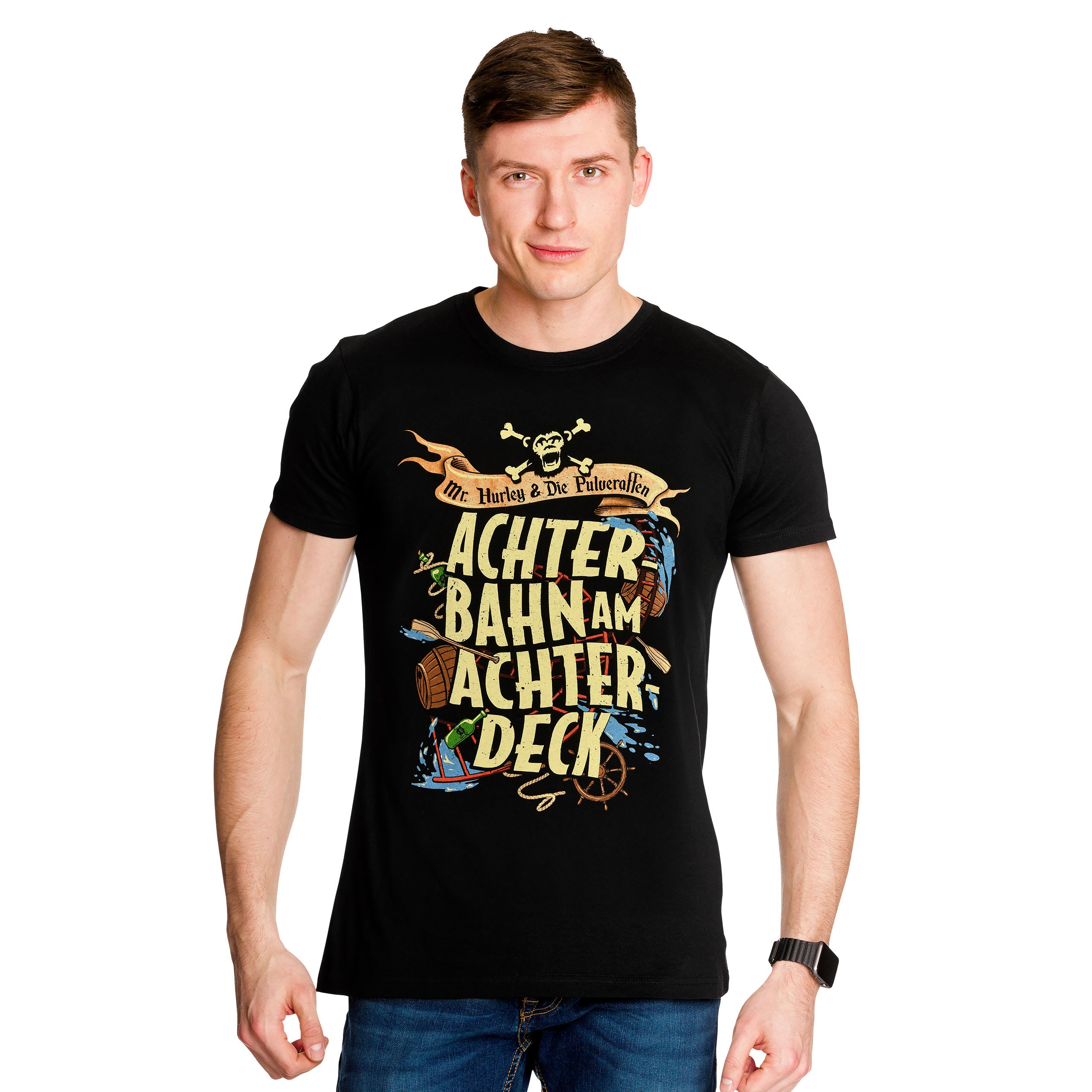 Immagine del prodotto Mr. Hurley & I Pulveraffen - T-shirt nera del montagne russe