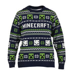 Immagine del prodotto Minecraft - Maglione a maglia con motivo blu