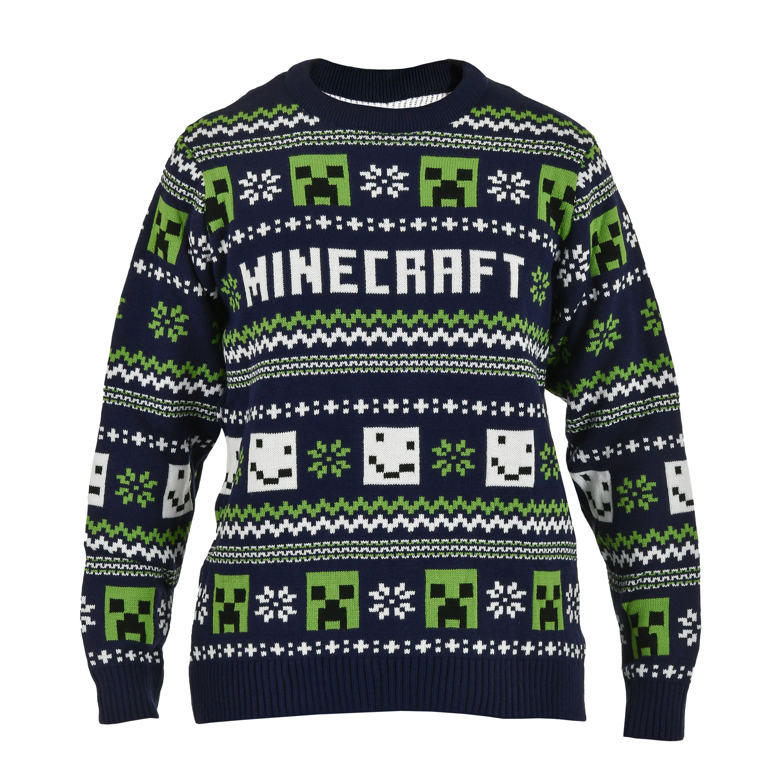 Immagine del prodotto Minecraft - Maglione a maglia con motivo blu