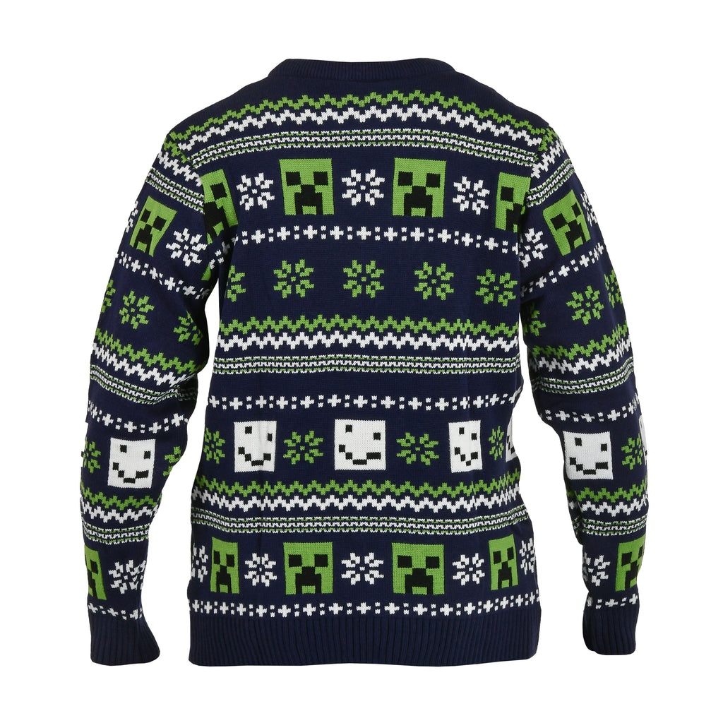 Immagine del prodotto Minecraft - Maglione a maglia con motivo blu