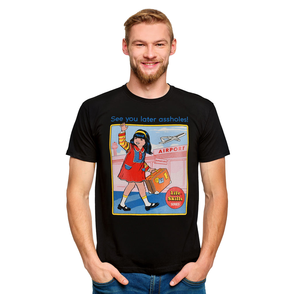 Immagine del prodotto Steven Rhodes - Ci vediamo dopo stronzi! T-shirt nera