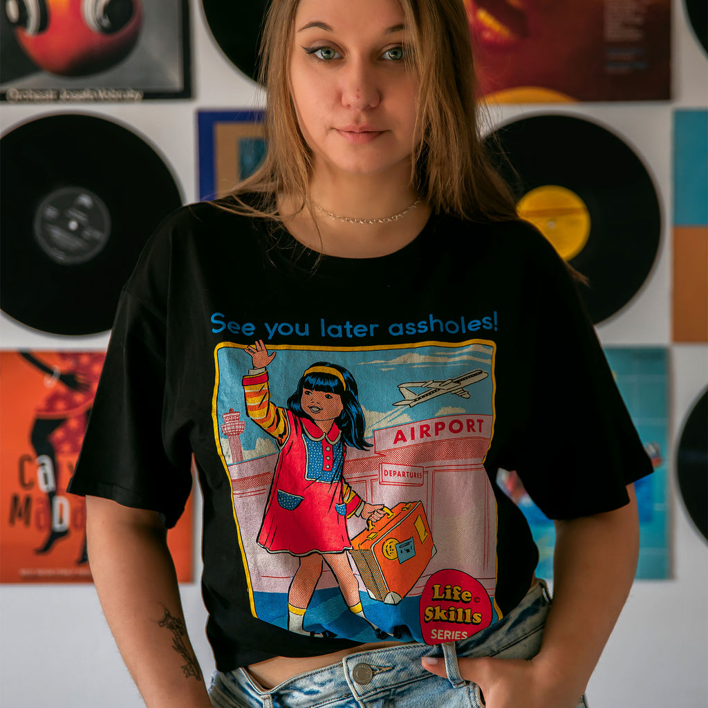 Immagine del prodotto Steven Rhodes - Ci vediamo dopo stronzi! T-shirt nera