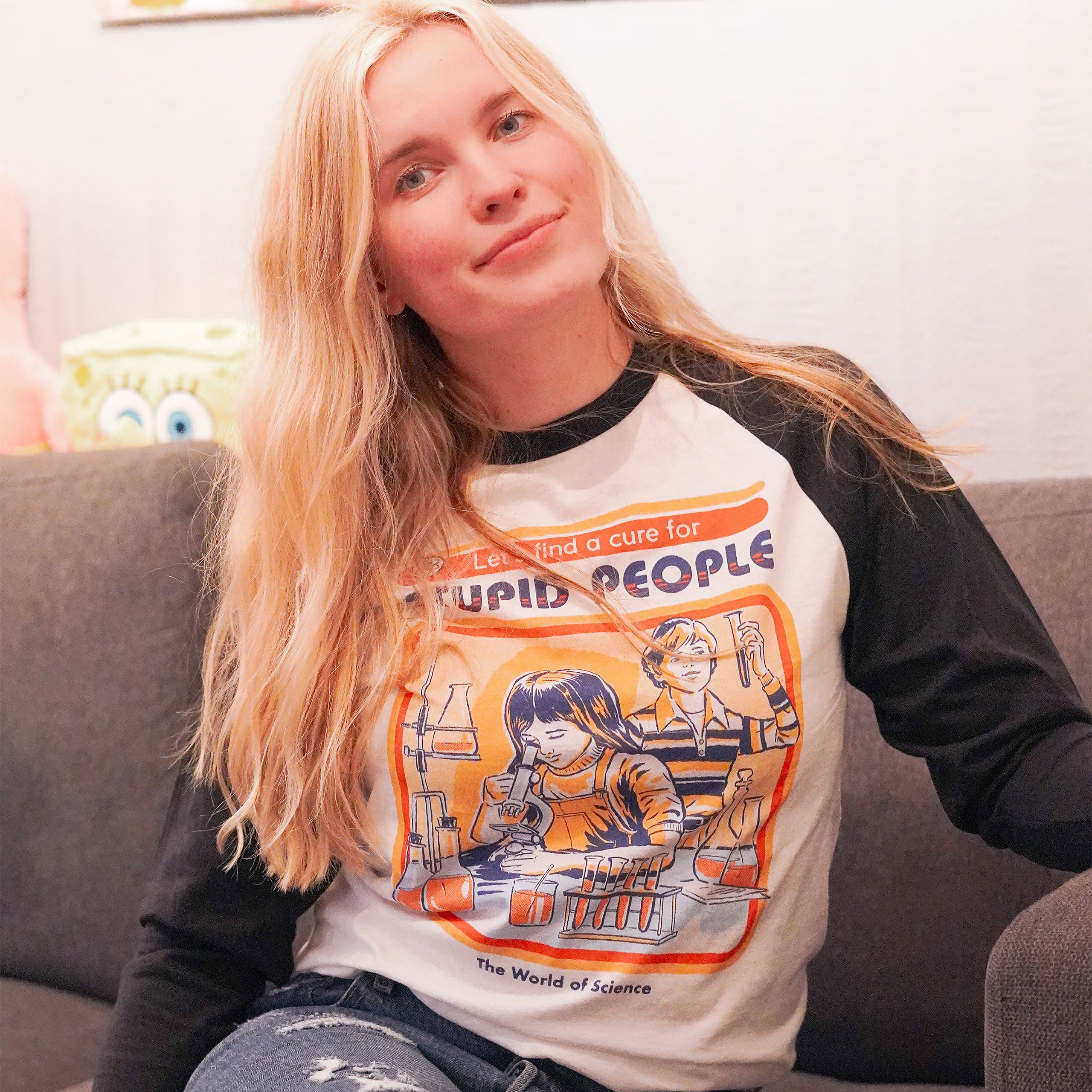 Product image Steven Rhodes - Let's Find A Cure For Stupid People Longsleeve