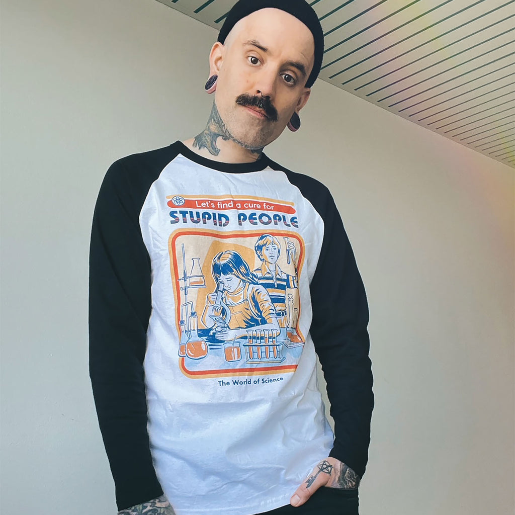 Product image Steven Rhodes - Let's Find A Cure For Stupid People Longsleeve