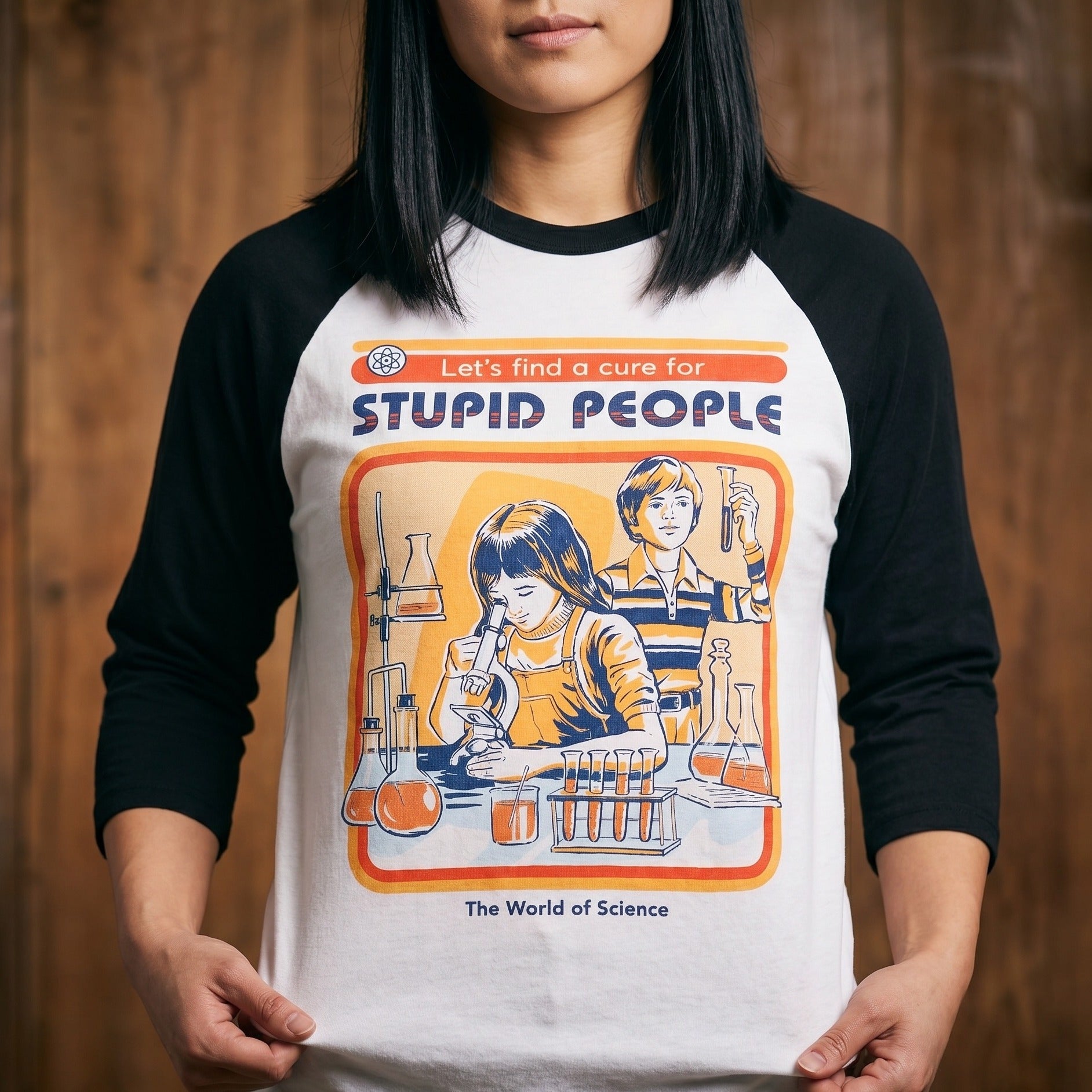 Product image Steven Rhodes - Let's Find A Cure For Stupid People Longsleeve