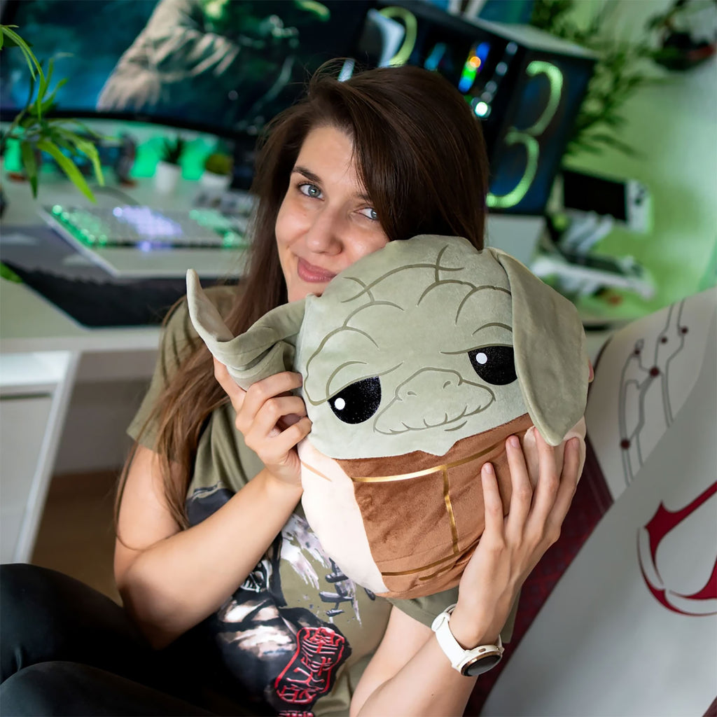 Immagine del prodotto Cuscino di Peluche Yoda Squishy Beanies 35cm - Star Wars